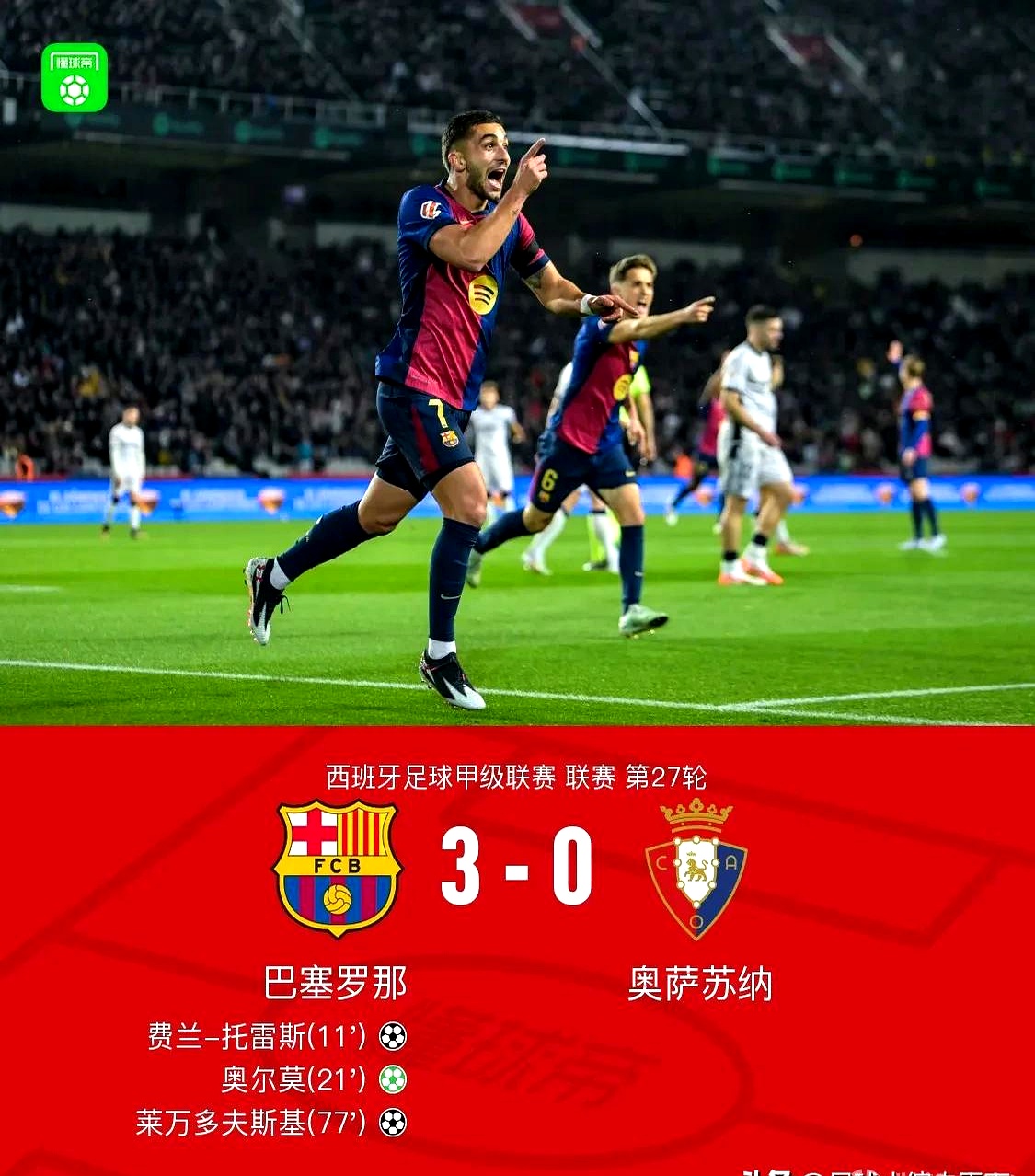 巴萨锋线疯狂进球,带领球队一路高歌 巴萨锋线疯狂进球,带领球队一路高歌