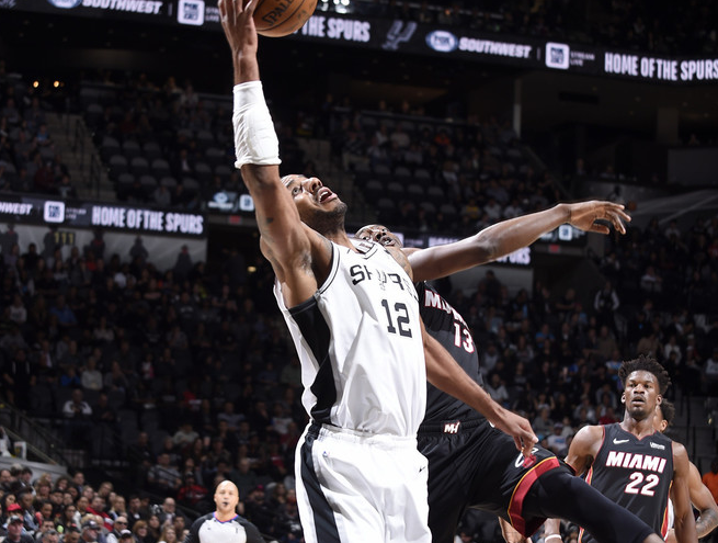 包含热火胜马刺，戈兰德-德罗赞38分的词条