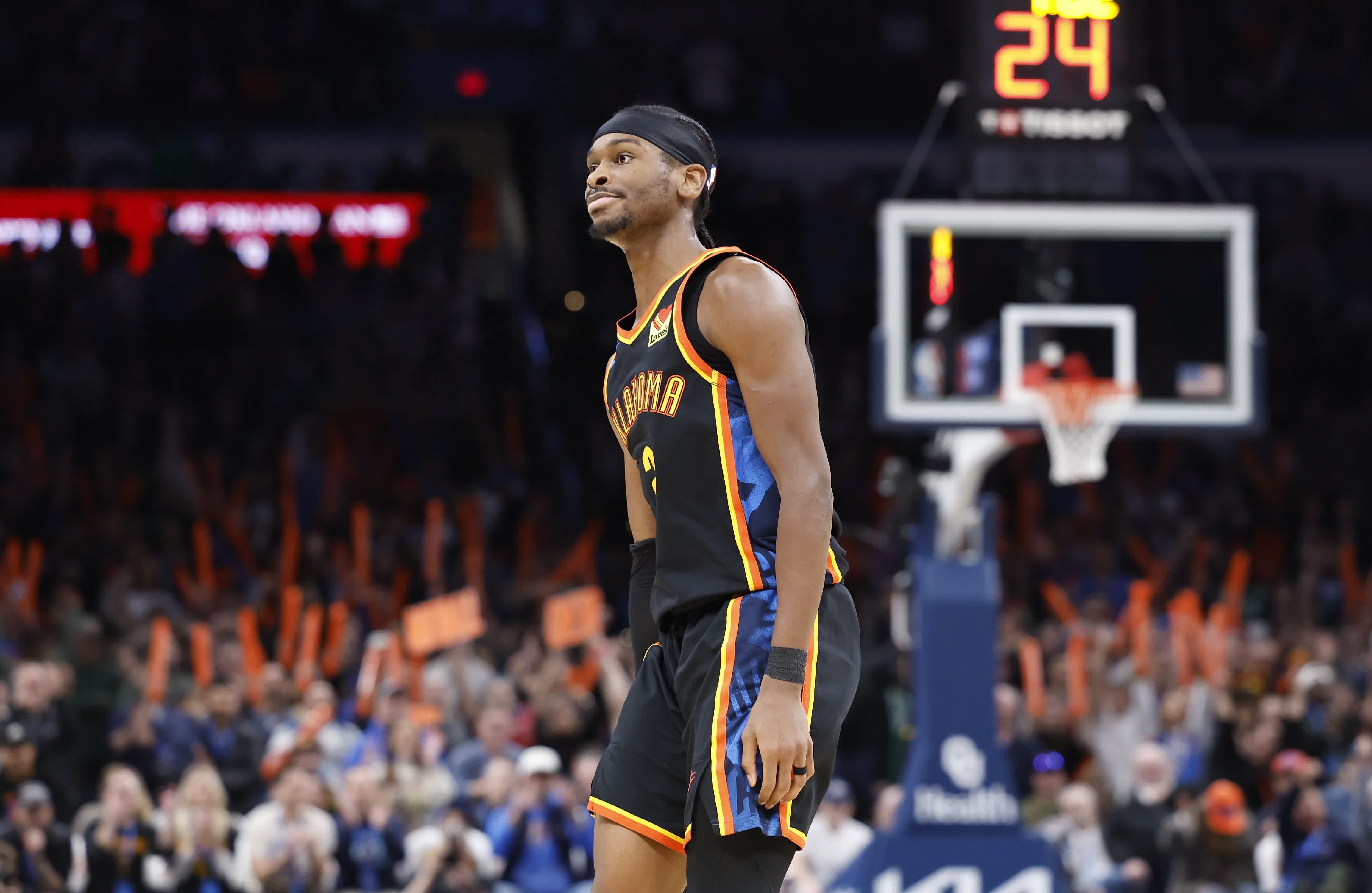 雷霆力克骑士,吉尔吉斯-亚历山大成全队最高 雷霆力克骑士,吉尔吉斯-亚历山大成全队最高